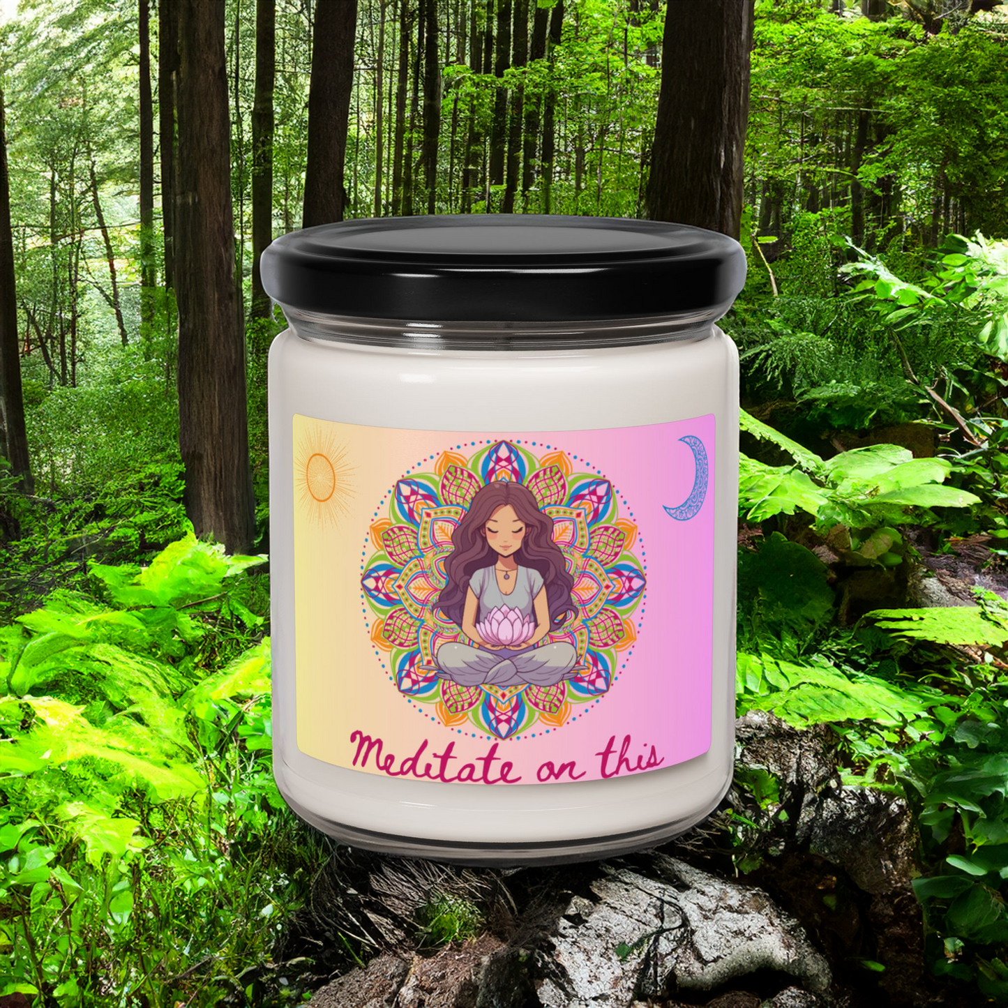 Meditate On This Candle (Scented Soy Candle, 9oz)