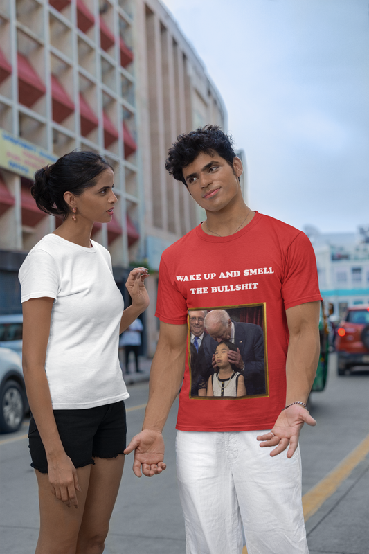 Joe Biden Wake Up And Smell The Bullshit Unisex Tee