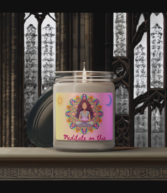 Meditate On This Candle (Scented Soy Candle, 9oz)