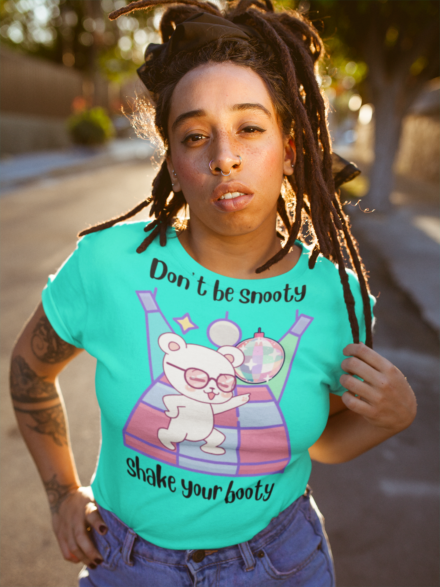 Don't Be Snooty Crop Tee